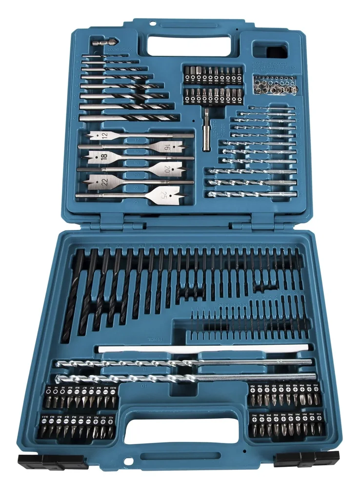 212-piece drill bit set