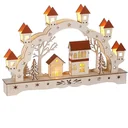 Christmas bow for candles - candle holder - landscape
