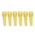 Replacement teats for lamb bucket yellow, 6 pieces