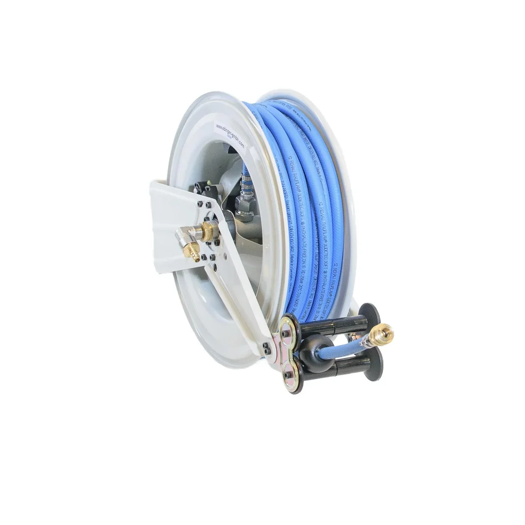 Hose reel OSM410 with 20 m PVC compressed air hose