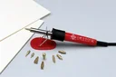 Pyrography iron with 9 burning tips, 230 Volt/ 50 Hz (rated power 30 Watt)