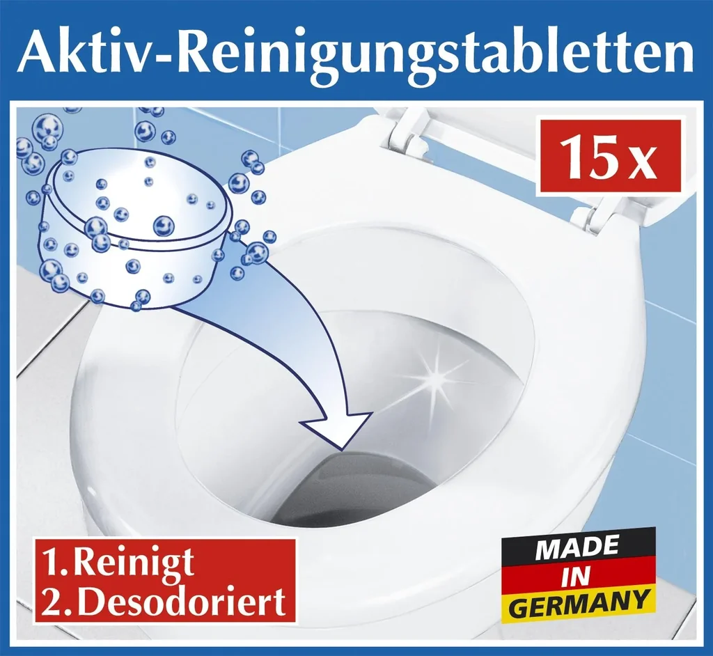 Toilet cleaning tablets 15