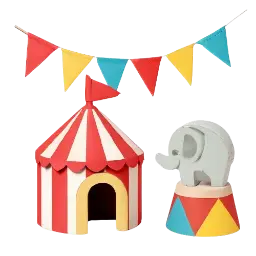 Circus Kids Room Decor image