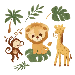 Jungle Wall Stickers image