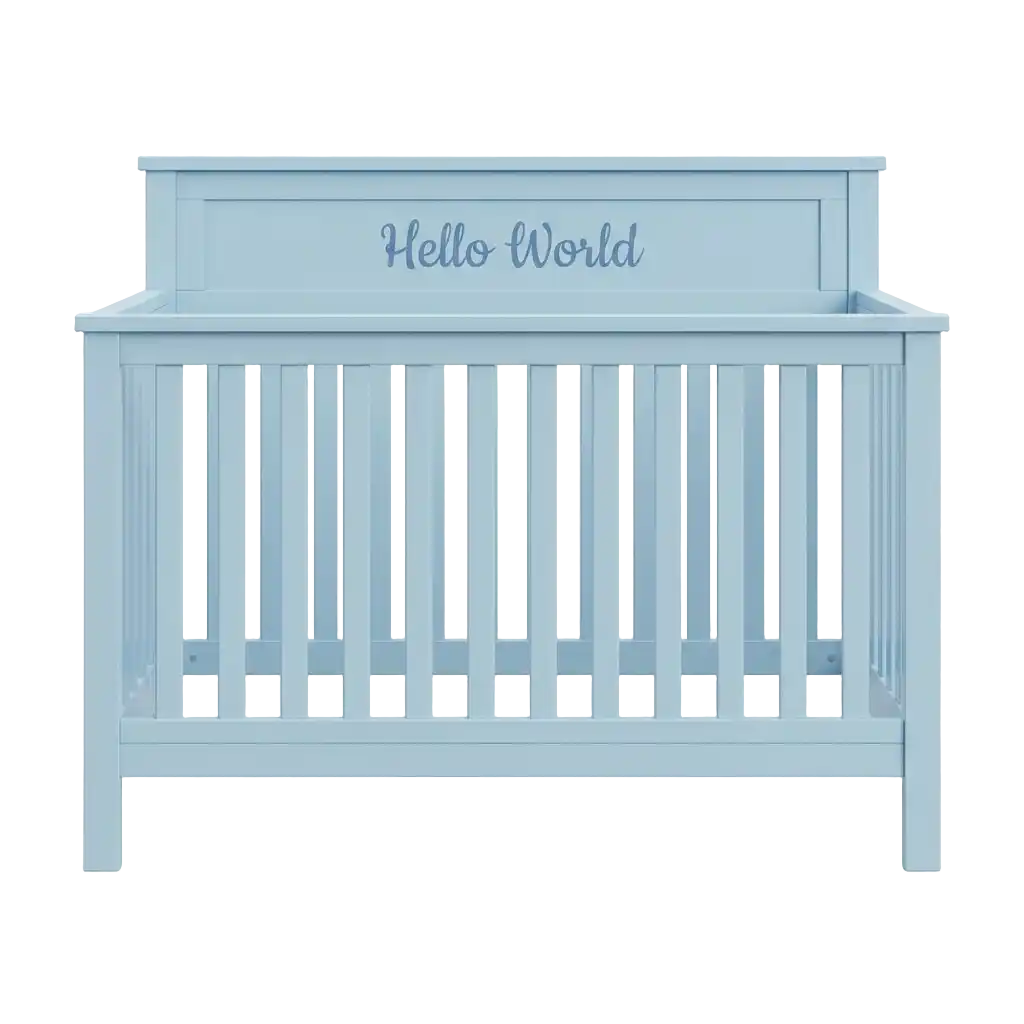 Hello World blue image