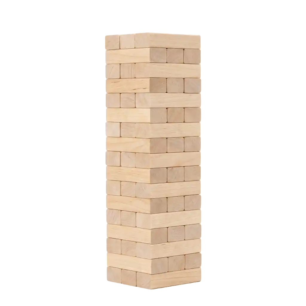 Wooden Dexterity Game image