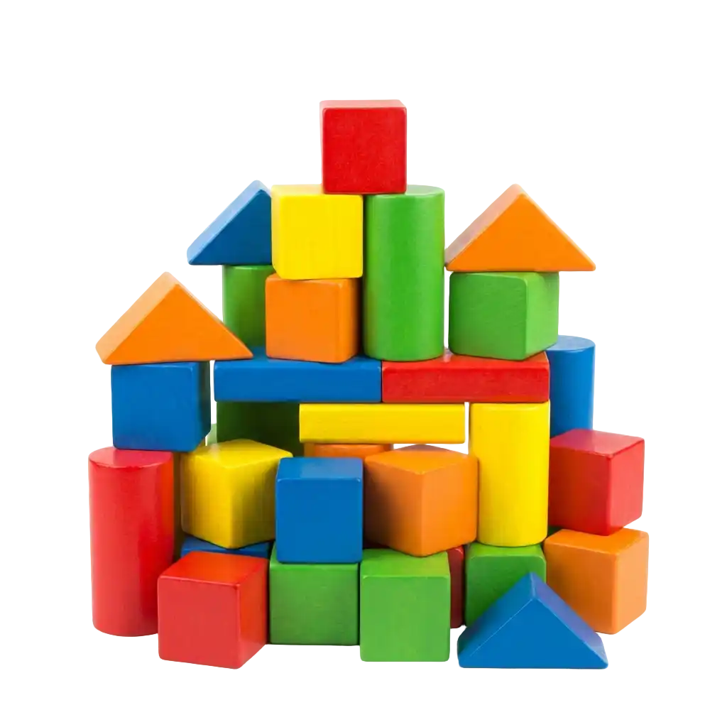 Wooden blocks image
