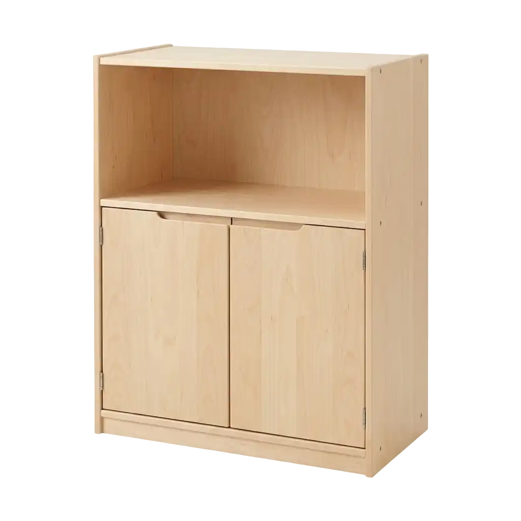 Children's wardrobe with shelf image