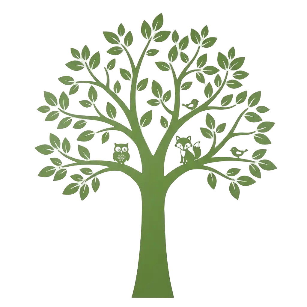 green wall art image