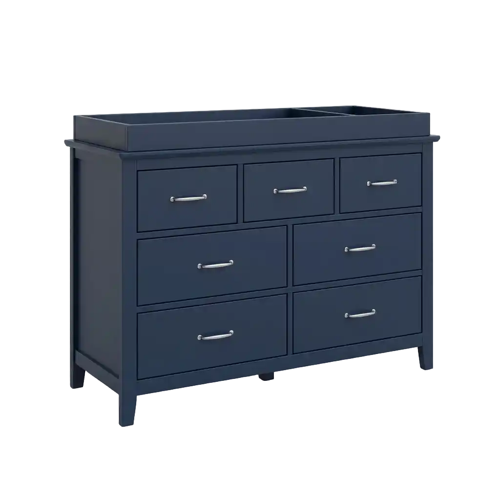 Changing table dark blue image