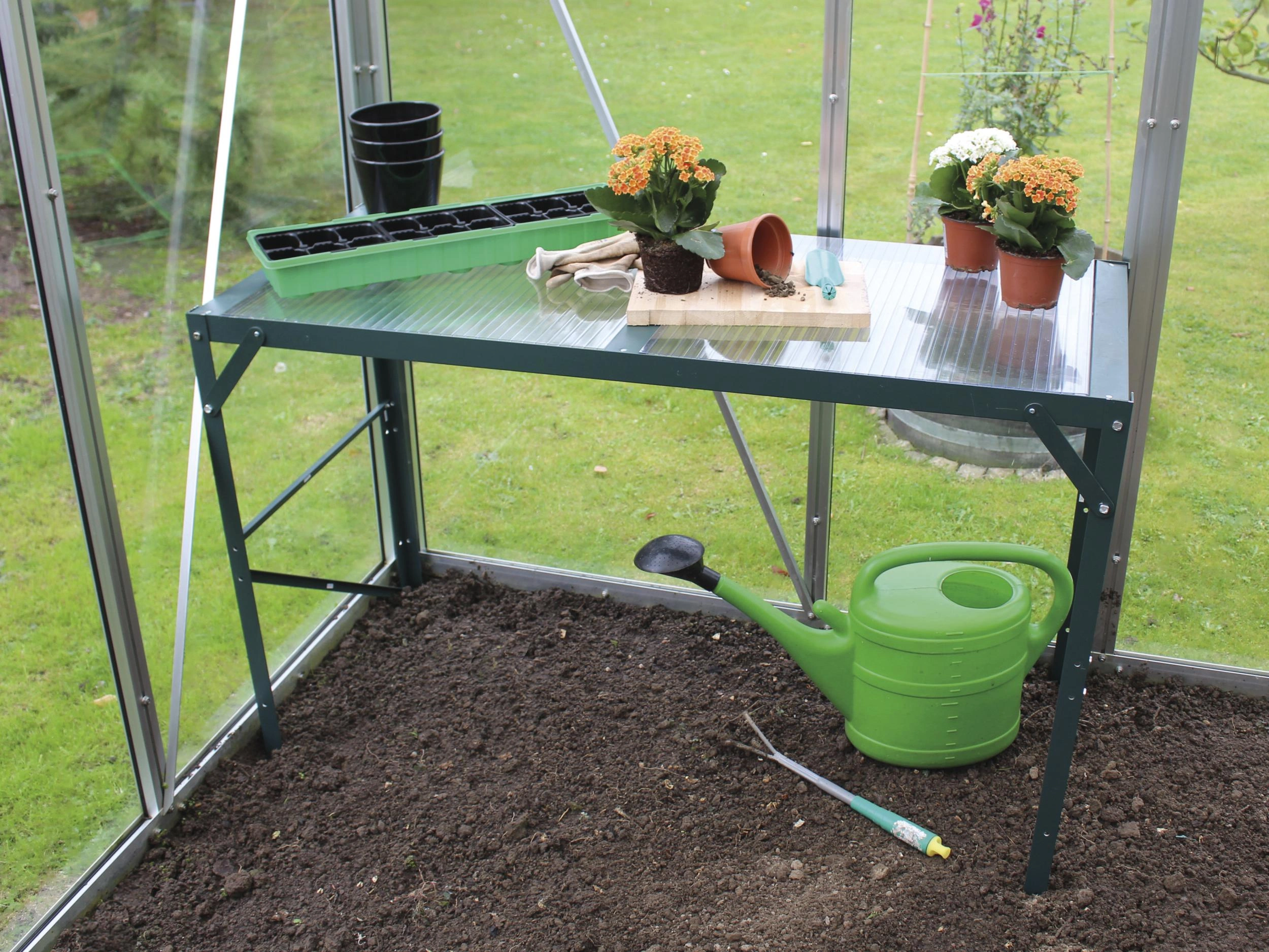 Greenhouse Shelves, Tables image