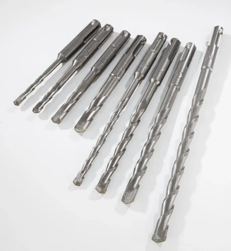 "SDS Plus hammer drill bit set 8-piece image"