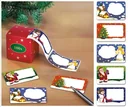 Christmas labels including dispenser