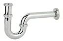 Tubular siphon, chrome, 1 1/4" x 32 mm