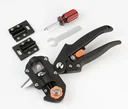 GartenMeister grafting set with 2 replacement Omega blades, grafting tape 10 pieces - made of PE