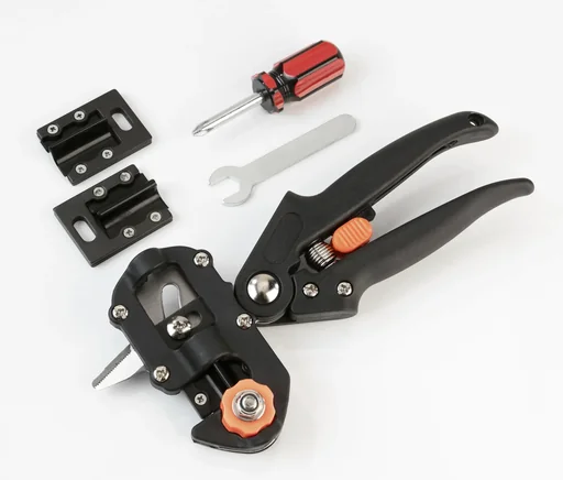 "GartenMeister grafting set with 2 replacement Omega blades, grafting tape 10 pieces - made of PE image"
