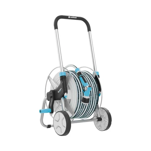 "Garden hose trolley with Explorer 1/2" garden hose - length 25m image"