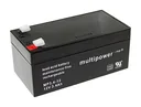 Lead-acid battery 12V, 3.4Ah, 4.8mm connection, VdS
