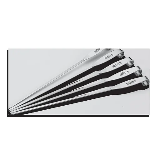 "ETGS skewer set, 4 pieces, stainless steel image"
