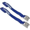 Lashing strap with buckle 2.5 meters x 25 mm - 2 pieces - 250 kg - GS / TUV
