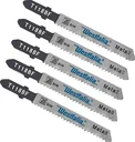 Jigsaw blade set 5 pcs. for metal