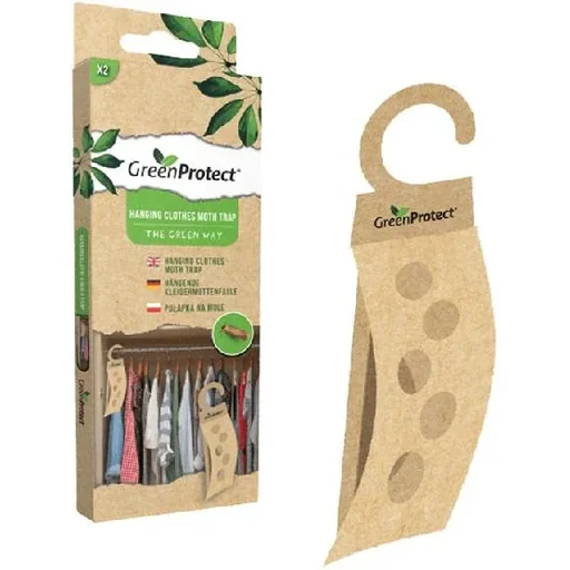 "Green Protect moth trap with hanging hook image"
