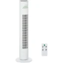 Tower fan with 3 ventilation levels white