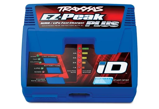 "EZ-Peak Plus 4-Amp NiMH/2-3S Lipo Fast Charger TRAXXAS EU Version (with iD Battery Detection) image"
