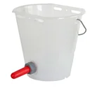 Transparent drinking bucket with scale + accessories