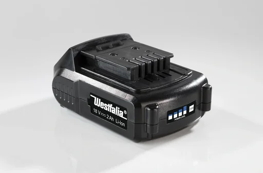 "SET X-SAW Pro 2 Ah, cordless one-handed power saw with 18 V LI-ION battery 2 Ah + quick charger + belt clip and multi-spray image"