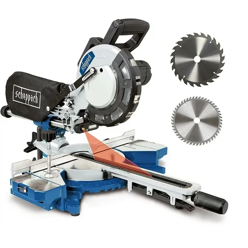"Edger and rip saw HM216 - 2000W | 216mm | Laser | 2 saw blades image"