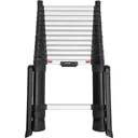 Telescopic leaning ladder, PrimeLine, 4.1 meters, with stabilizer