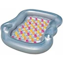 Lounge air mattress - For 2 people - With storage compartments for drinks 216 x 178 cm