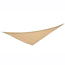 Sun sail (sand 4x4x4m) triangle polyester - water-repellent