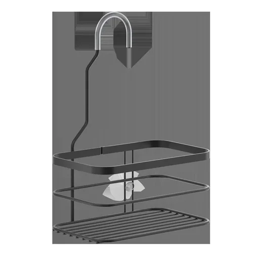 "Shower boy small "Origin Lava", black, matte, 20 x 12 x 29 cm image"