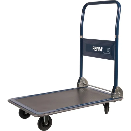 "TTM1027 Transport trolley max. 150 kg - 734x480mm - Foldable - With 2 swivel castors and wheels image"