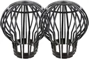 Set of 2 rain pipe grilles