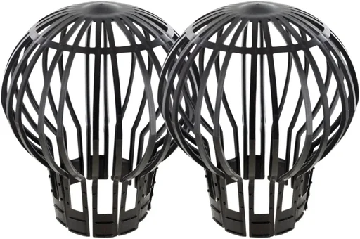 "Set of 2 rain pipe grilles image"
