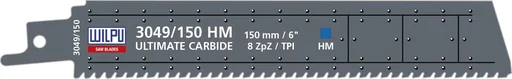 "HM Ultimate Carbide reciprocating saw blade, 150 mm, 1 piece image"