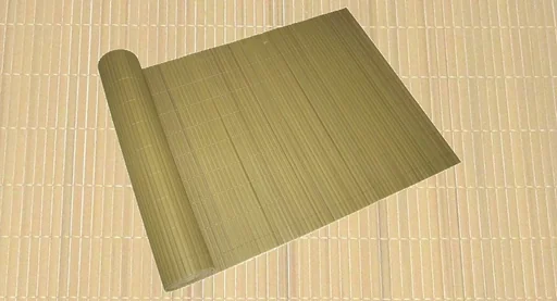 "Privacy and wind protection "Bamboo look" 5 m long image"