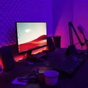 RGB LED strip, 3m, 90 RGB LEDs, 1A power supply, flexible, self-adhesive, universally shortenable