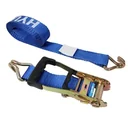 Lashing strap with ratchet and hook 50mmx8m.