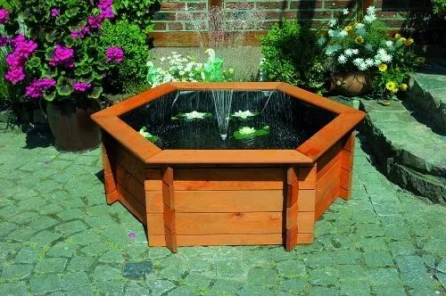 "Hexagonal raised pond 200 cm image"