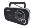 Portable FM radio in black