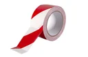 Warning and marking tape, red/white, 33 m