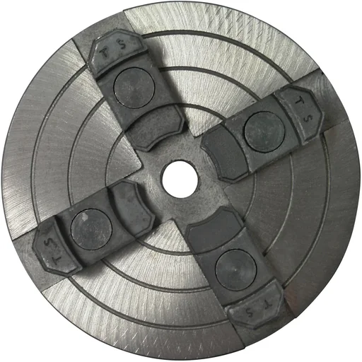 "Four-jaw chuck for lathe image"