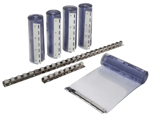 "Replacement PVC strip 30cm, 225cm long, assembled image"