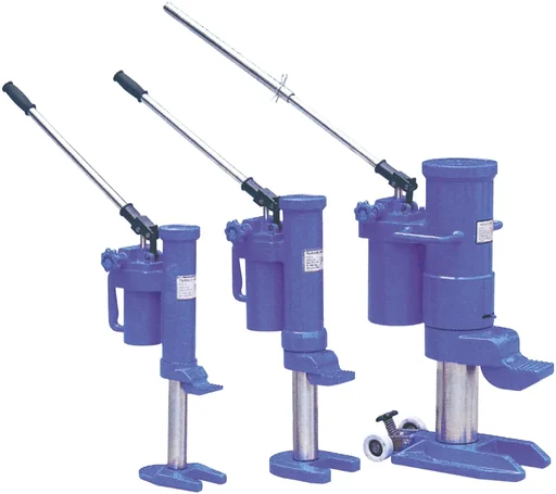 "Machine jack HM-25, load capacity 25,000 kg, claw lifting height 58-273 mm, head lifting height 505-720 mm image"