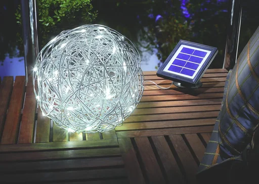 "Solar LED Alu Wireball image"
