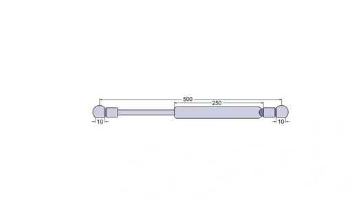 "Gas spring Fendt - door X800420491000 image"